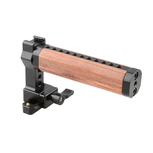 CAMVATE QR Wooden Top Handle With NATO Rail And Cold Shoe