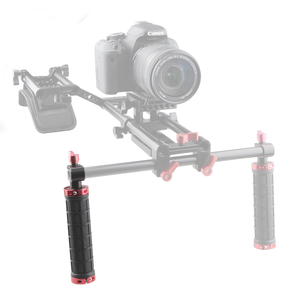 Morros Pro C Shape Support Cage Top Handle for 15mm Rod Rail Support System DSLR Rig 