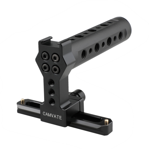 CAMVATE QR Cheese Handle (Camera Handle Grip) with 100mm NATO Rail