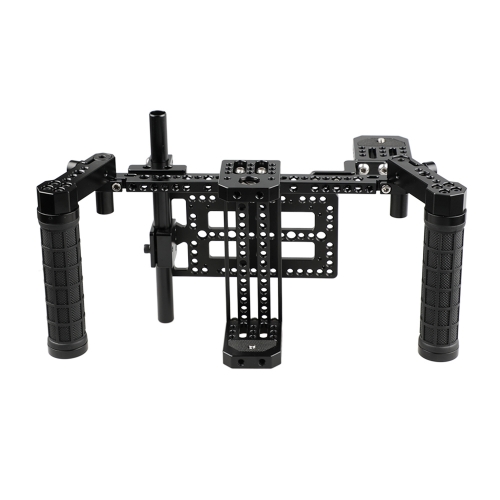 CAMVATE Director's Monitor Cage Kit with Mounting Plate (Adjustable)