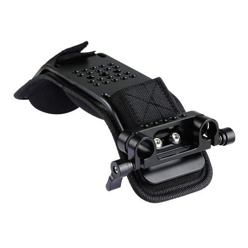 CAMVATE Shoulder Pad With Dual Rod Clamp For 15mm Railblock Support System
