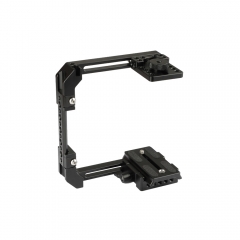 CAMVATE Adjustable Camera Half Cage Rig With Manfrotto Quick Release Baseplate