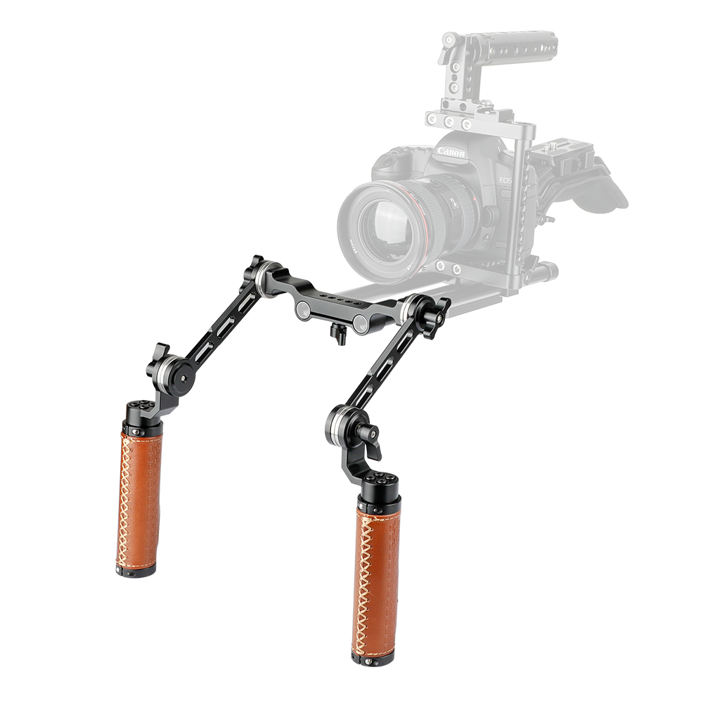 Nitze Adjustable Side Handle Grip with ARRI Rosette Handle for Camera Cage Shoulder Mount Support PA22-D
