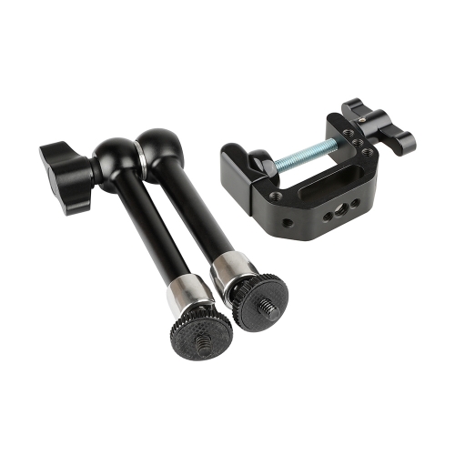 CAMVATE All-purpose Articulating Magic Arm Matched With C Clamp
