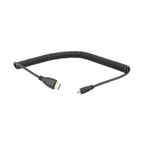CAMVATE Micro To Full HDMI Coiled Cable