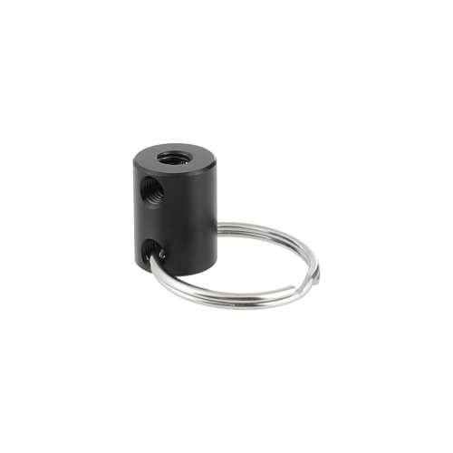CAMVATE 15mm Micro Aluminum Rod With 1/4"-20 Thread Holes & Handle Ring