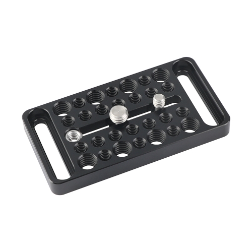 CAMVATE Multipurpose Cheese Plate Extension Accessory With Central 1/4" & 3/8" Thread Screw & Numerous Mounting Points