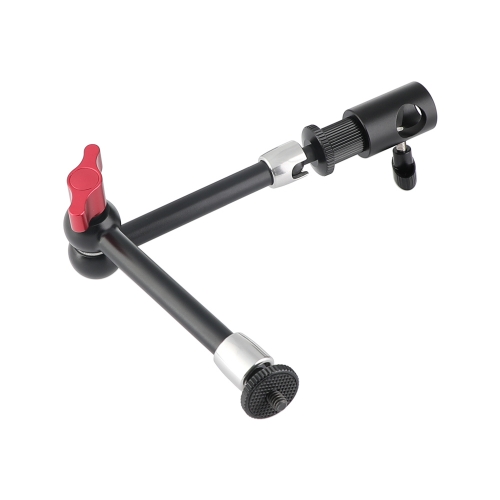 CAMVATE Upgraded 11" Magic Articulating Arm With 1/4'' Male Threads & Light Stand Head Adapter