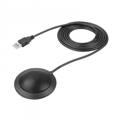CAMVATE Portable USB 360°Omnidirectional Computer Laptop Microphone Plug And Play For Video Meeting / Chatting / Webcast