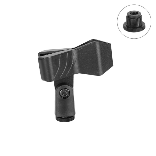 CAMVATE Butterfly Microphone Clip Clamp Universal Use For Mic Stand With 5/8" Male To 3/8" Female Plastic Mic Screw Adapter