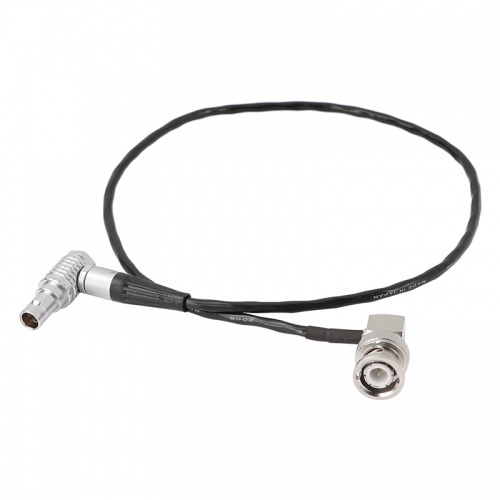CAMVATE BNC To 0B 5 Pin Male Right Angle Timecode Cable For ARRI Mini Camera