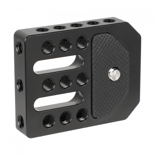 CAMVATE Monitor Cage Base Plate Cheese Plate For On-camera Director's Monitor Featured 1/4"-20 Mounting Socket