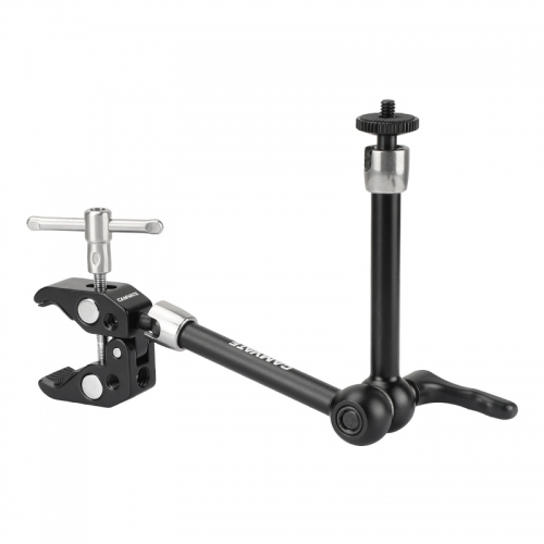CAMVATE Universal Crab Clamp + Robust Magic Arm With 1/4" Connectors & Strengthening Central Lock Knob
