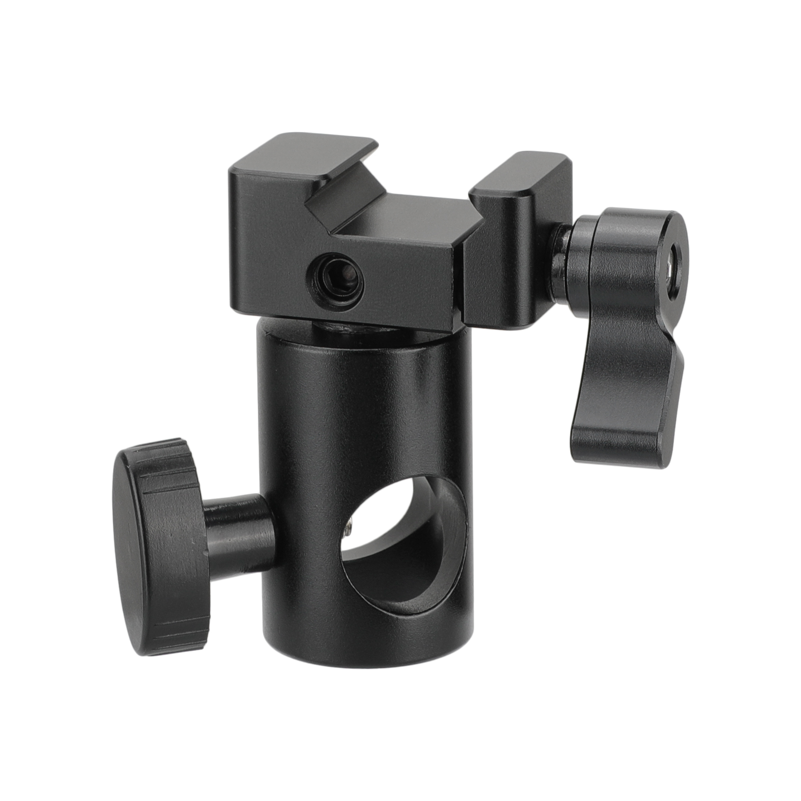 CAMVATE Light Stand Head with Cold Shoe Mount Adapter 