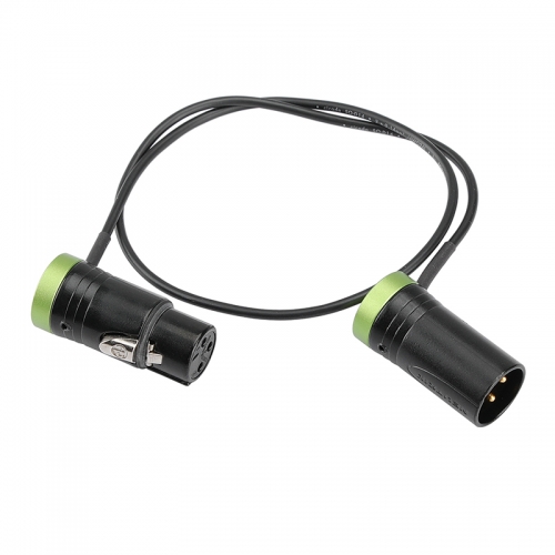 CAMVATE Low Pofile XLR Plug Neutrik 3 Pin Male XLR to 3 Pin Female XLR Cable
