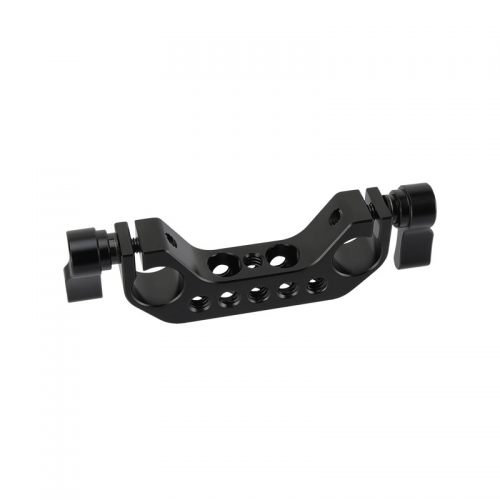 CAMVATE 15mm Rail Rod Clamp 1/4"-20 Thread Black Knob for DLSR Camera Rig Cage Baseplate