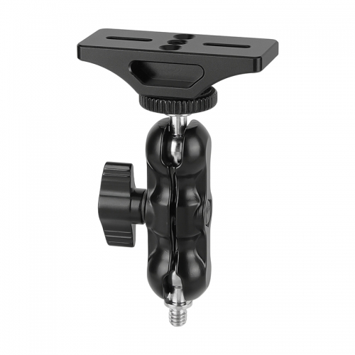 CAMVATE Extension Support With 1/4"-20 Ball Head Support Holder For BlackMagic Micro Signal Converter HDMI To SDI 3G