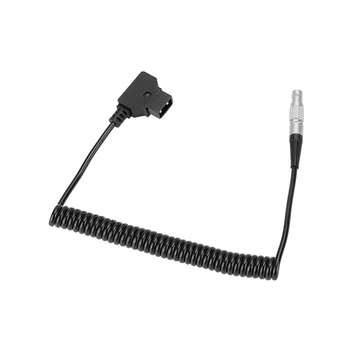 CAMVATE D-Tap To 2 Pin 0B Male Coiled Power Cable