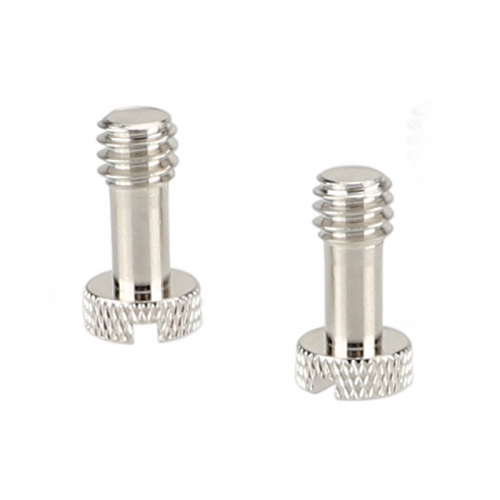CAMVATE Standard 1/4"-20 Slotted Screw 17mm Long (2 Pieces)