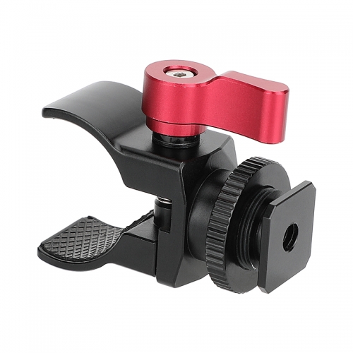 CAMVATE Crab Clamp with Shoe Mount Adapter