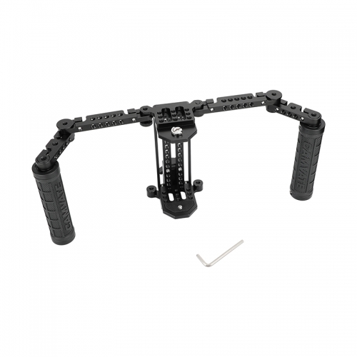 CAMVATE Director's Monitor Cage Kit with Handles and Light Stand Connector